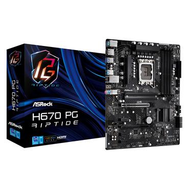 ASRock H670 PG Riptide - bundkort - ATX - LGA1700 sokkel - H670