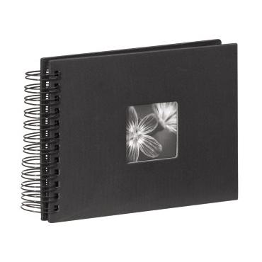Hama Spiral Album "Fine Art", black, 17x22/50 fotoalbum og arkbeskyttelse Sort 10 x 15, 13 x 18