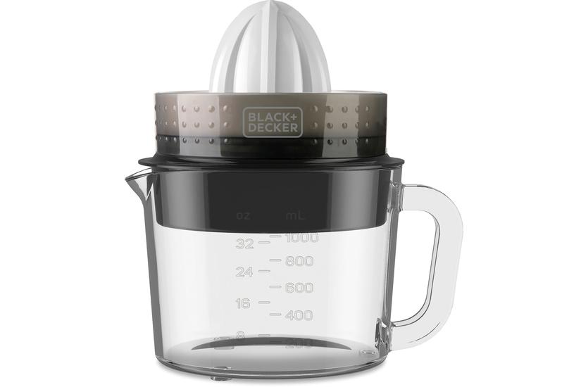 Black & Decker BXCJ30E citruspresser og juicemaskine 30 W Sort, Transparent