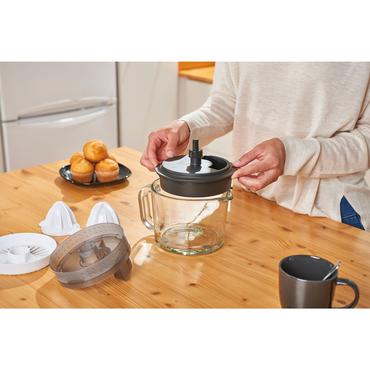 Black & Decker BXCJ30E citruspresser og juicemaskine 30 W Sort, Transparent