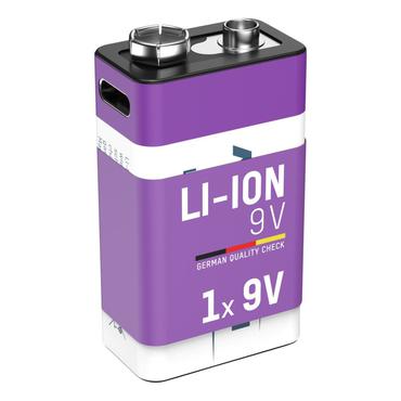 Ansmann 1315-0005 husholdningsbatteri Genopladeligt batteri 9V Lithium-Ion (Li-Ion)