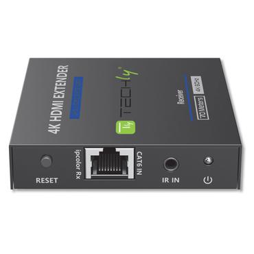 Techly IDATA EXT-565 AV forlænger AV sender & modtager Sort