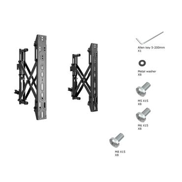 Multibrackets M Pro monteringskomponent - f&ouml;r LCD-display - svart