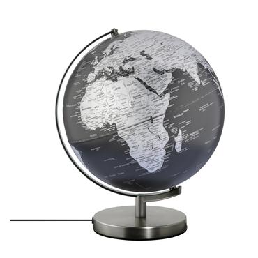 TROIKA Globus - Politisk jordglob - 30 cm - Plast, Metall - Svart - Elektronisk