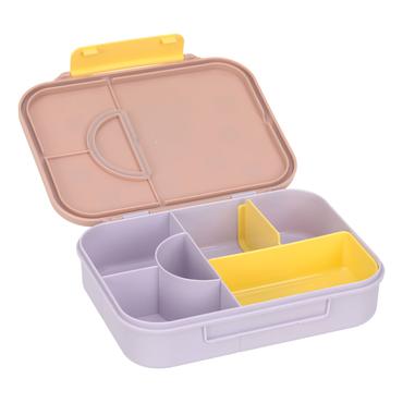 Lassig Lunchbox Bento z przegródkami Pattern Party Rose/lilac