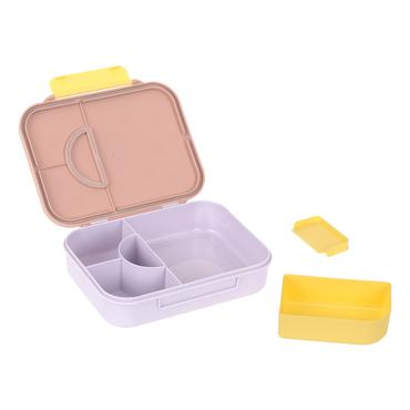 Lassig Lunchbox Bento z przegródkami Pattern Party Rose/lilac