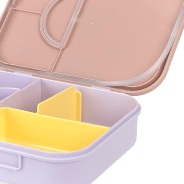 Lassig Lunchbox Bento z przegródkami Pattern Party Rose/lilac