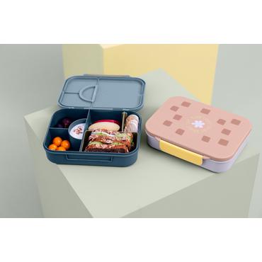 Lassig Lunchbox Bento z przegródkami Pattern Party Rose/lilac
