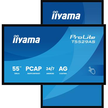 IIYAMA 139cm  (55") T5529AS-B1AG 16:9 M-Touch 2xHDMI+UBS-C (Speditionsversand)