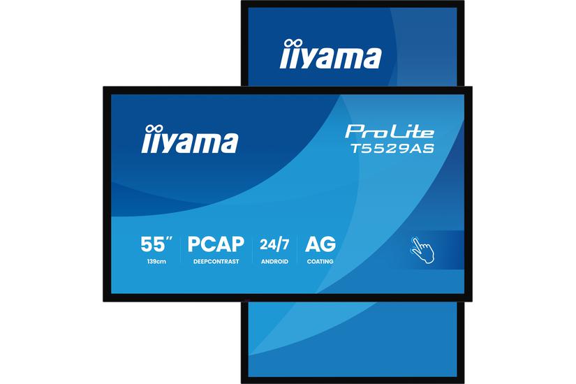 IIYAMA 139cm  (55") T5529AS-B1AG 16:9 M-Touch 2xHDMI+UBS-C (Speditionsversand)
