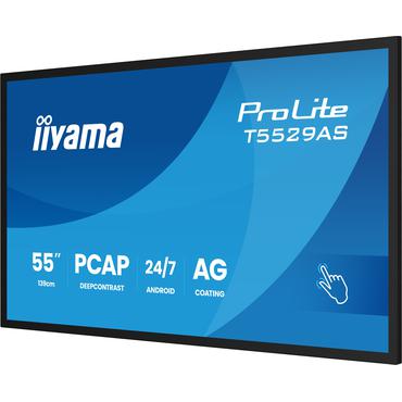 IIYAMA 139cm  (55") T5529AS-B1AG 16:9 M-Touch 2xHDMI+UBS-C (Speditionsversand)