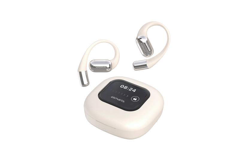4smarts SkyBuds AI Headset Tr&aring;dl&oslash;s Open-ear Opkald/musik Bluetooth Beige