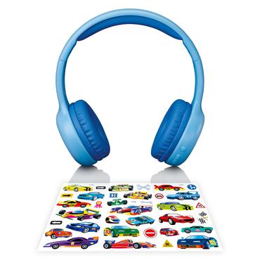 LENCO HPB-110BU - Faltbare Bluetooth-Kopfhrer fr Kids. blau