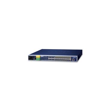 PLANET MGSW-24160F netværksswitch Administreret L2+ Gigabit Ethernet (10/100/1000) Strøm over Ethernet (PoE) 1U Blå