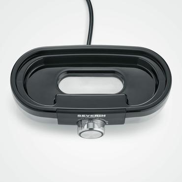 Severin EK 3163 3 æg Sort, Rustfrit stål, Transparent