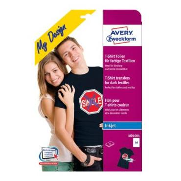Avery MD1004 printfilm Inkjet A4 (210×297 mm) Flerfarvet 8 ark
