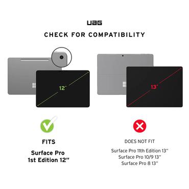 [U] by UAG 324022114040 tablet etui 30,5 cm (12) Kofanger Sort