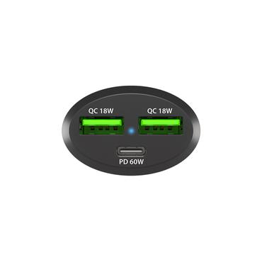 NATEC Coney Universel Sort Cigart&aelig;nder Hurtig opladning Automatisk