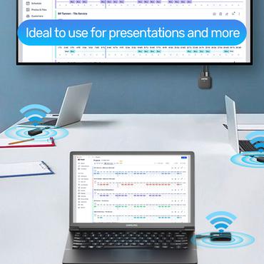 Unitek Bezprzewodowy nadajnik HDMI zasięg do 50m, czarny