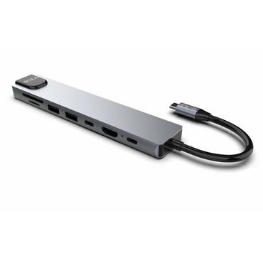 Inca ITPC-7T interface hub USB Type-C 1000 Mbit/s Aluminium