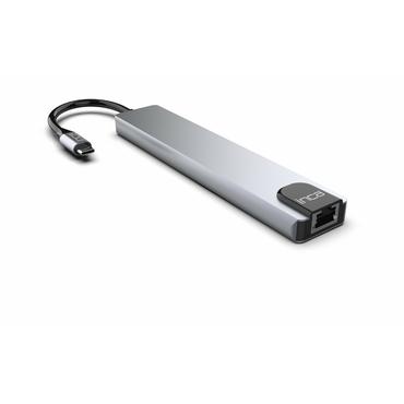 Inca ITPC-7T interface hub USB Type-C 1000 Mbit/s Aluminium