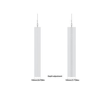 Multibrackets M Pro Series monteringssats - rygg mot rygg - f&ouml;r LCD-display - medium - vit, RAL 9005