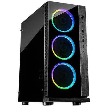 Inter-Tech Case ATX Midi W-III RGB Kabinet