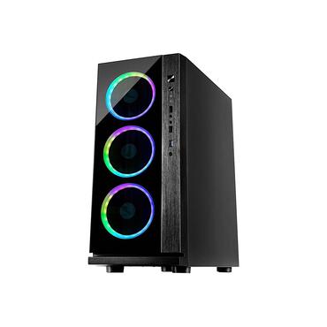 Inter-Tech Case ATX Midi W-III RGB Kabinet