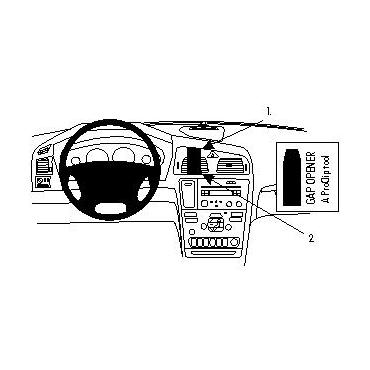 Brodit Extra Strength Mounting platform - vinklet monteringsplatform