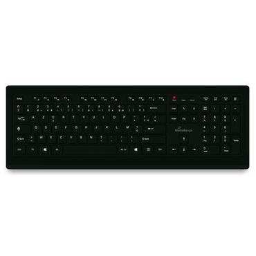 MediaRange Tastatur kabelgeb. ultraflachen Tasten (FR) sw
