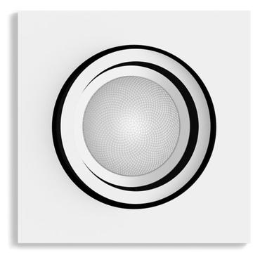 White & Color Ambiance Centura Einbauspot (weiß, eckig)