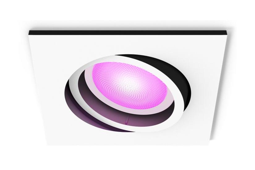 White & Color Ambiance Centura Einbauspot (weiß, eckig)