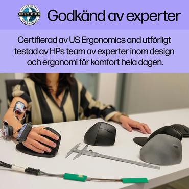 HP 920 - mus - 2.4 GHz, Bluetooth 5.3 - sort