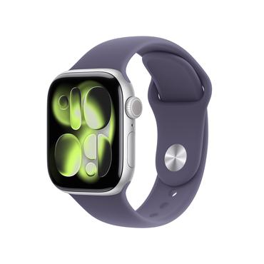 Apple Watch Series 11 OLED 42 mm Digital 374 x 446 pixel Berøringsskærm Sølv Wi-Fi GPS (satellit)