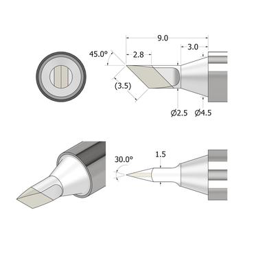 iFixit IF145-498-6 tilbeh&oslash;r til loddejern-/station 1 stk Loddespids