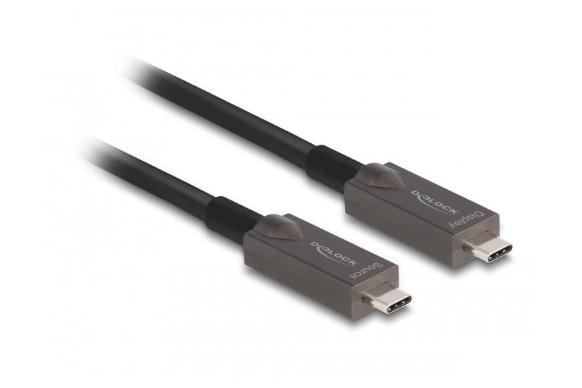 Delock - USB typ C-kabel - 24 pin USB-C till 24 pin USB-C - 8 m