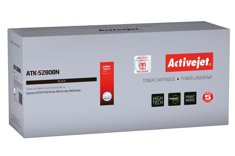 Activejet Tonerpatron ATK-5280BN (Kyocera erstatning TK-5280K; Supreme; 13000 sider; sort)