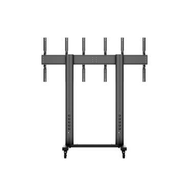 Multibrackets M Public Video Wall Stand Portrait 3-Screens st&auml;ll - f&ouml;r 3 LCD-bildsk&auml;rmar - svart