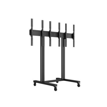 Multibrackets M Public Video Wall Stand Portrait 3-Screens st&auml;ll - f&ouml;r 3 LCD-bildsk&auml;rmar - svart