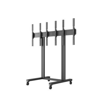 Multibrackets M Public Video Wall Stand Portrait 3-Screens st&auml;ll - f&ouml;r 3 LCD-bildsk&auml;rmar - svart