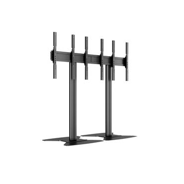 Multibrackets M Public Video Wall Stand Portrait 3-Screens st&auml;ll - f&ouml;r 3 LCD-bildsk&auml;rmar - svart
