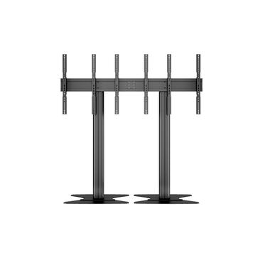 Multibrackets M Public Video Wall Stand Portrait 3-Screens st&auml;ll - f&ouml;r 3 LCD-bildsk&auml;rmar - svart