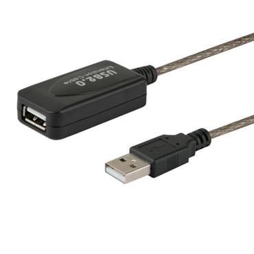 SAVIO CL-130 - USB-f&ouml;rl&auml;ngningskabel - USB till USB - 10 m