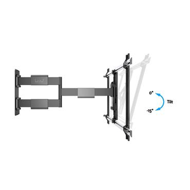 Multibrackets M VESA Flexarm Thin Large monteringssæt - Ultra-Slim - for Tv - sort