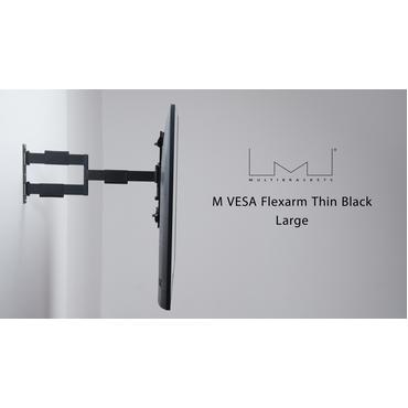 Multibrackets M VESA Flexarm Thin Large monteringssæt - Ultra-Slim - for Tv - sort