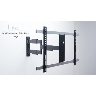 Multibrackets M VESA Flexarm Thin Large monteringssæt - Ultra-Slim - for Tv - sort