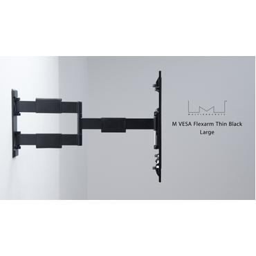 Multibrackets M VESA Flexarm Thin Large monteringssæt - Ultra-Slim - for Tv - sort