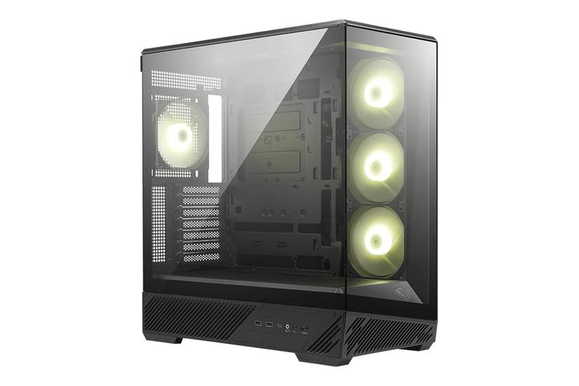 MSI Chassi - Midi Tower - ATX, micro ATX, Mini-ATX - 16,5 cm - 7 - Svart