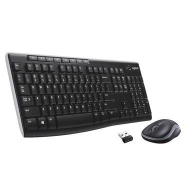 Logitech MK270 Wireless Combo - sats med tangentbord och mus - spansk Inmatningsenhet