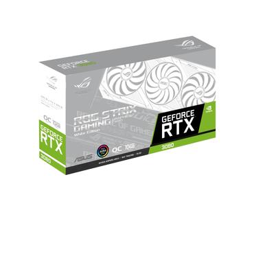 ASUS ROG-STRIX-RTX3080-O10G-WHITE - NVIDIA RTX3080 - 10GB GDDR6X